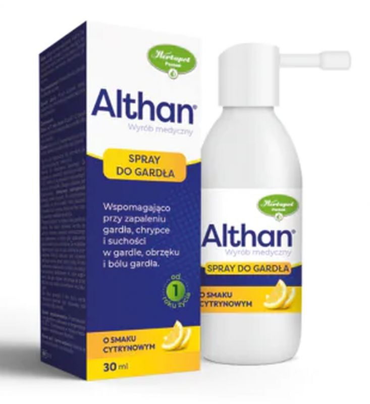 Althan Lemon Flavored Throat Spray