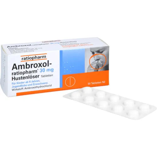 Ambroxol hydrochloride ratiopharm 30 mg expectorant tablets
