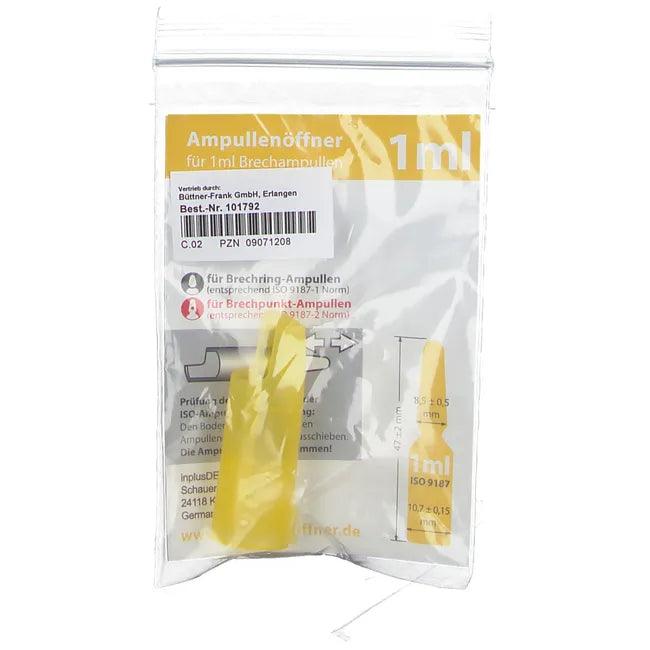 Ampoules opening guide, glass ampoule opener, AMPOULE OPENER UK