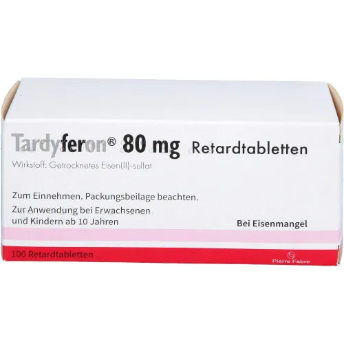 Anemia TARDYFERON depot iron (II) sulfate 80 mg prolonged-release tab. 100 pieces