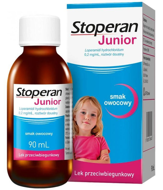 Antidiarrheal medication Stoperan Junior