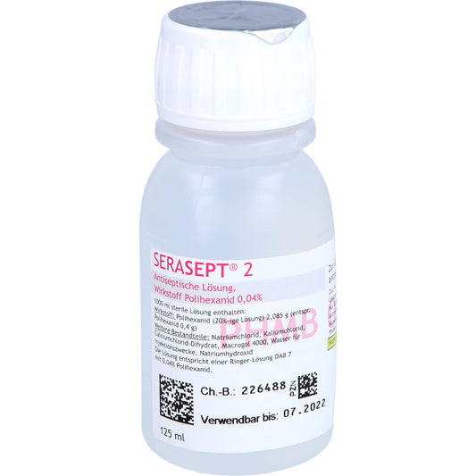Antiseptic treatment of wounds, SERASEPT 2 Solution