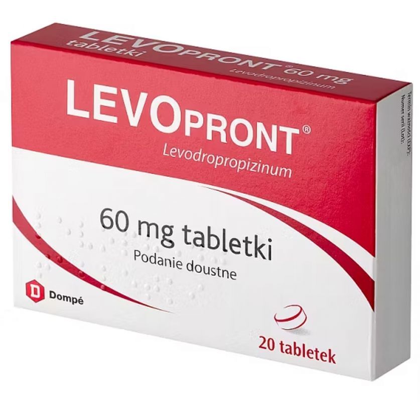 Antitussive and antibronchospasm, levodropropizine, Levopront tablets