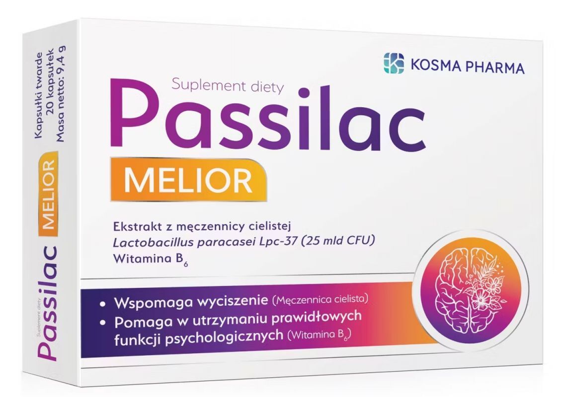 Anxiety, stress, and depression Passilac Melior Supporting Calmness