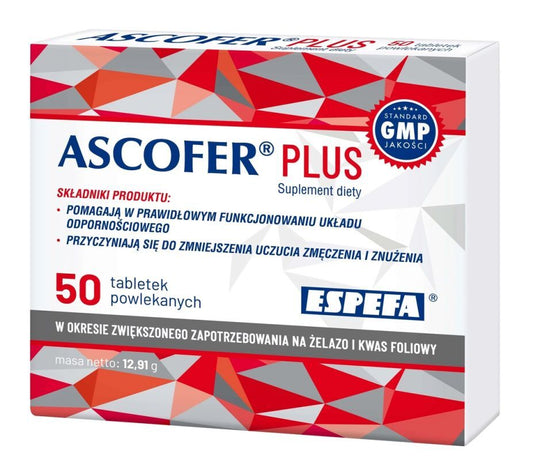 Ascofer Plus supplementing the diet with vitamin C and iron