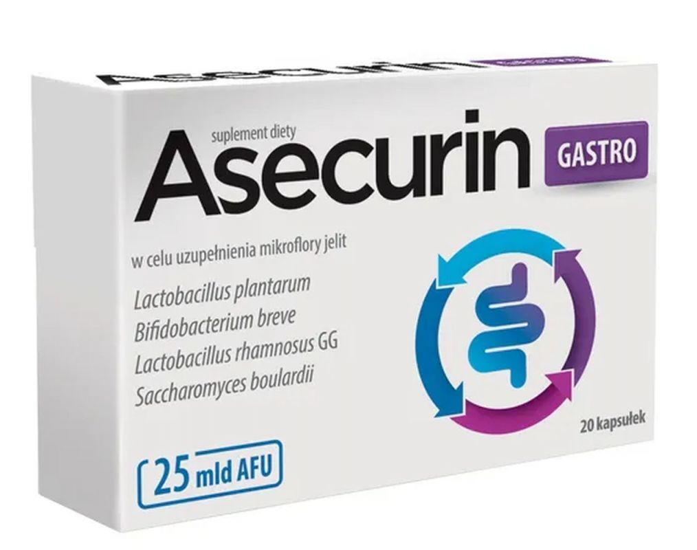 Asecurin Gastro 20 capsules