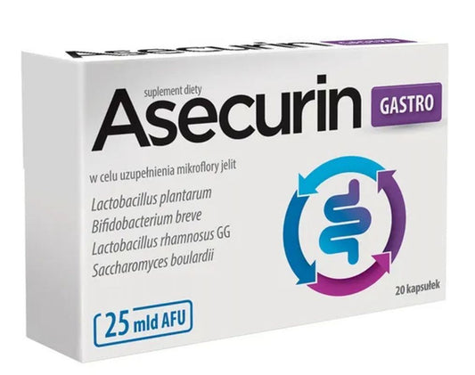 Asecurin Gastro 20 capsules