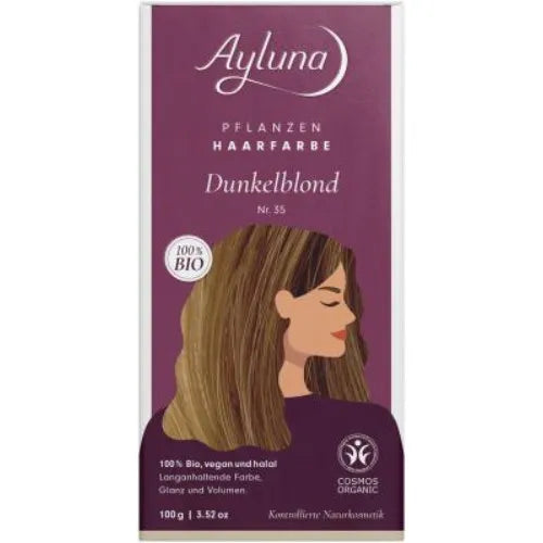 Ayluna Plant Hair Color Dark Blonde 100 g