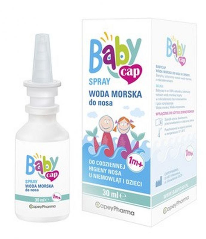 BABYCAP SPRAY Seawater nasal spray 1m+ 30 ml