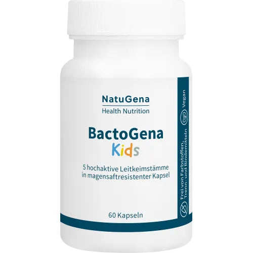 BACTOGENA Kids 7.5 billion CFU + 5 bacterial strains Capsules, 60 capsules