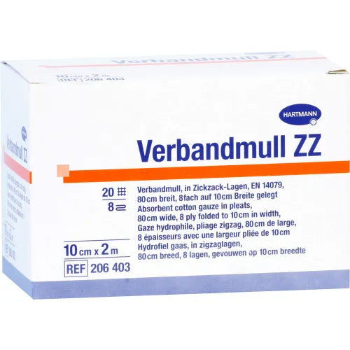 BANDAGE MULL Hartmann 10 cmx2 m zigzag 1 piece - 2