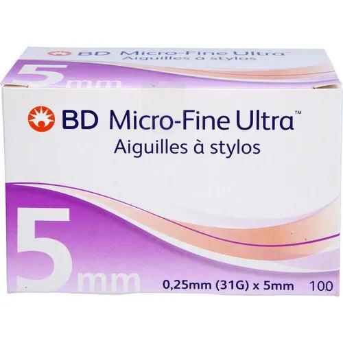 BD MICRO-FINE ULTRA Pen Needles 0.25x5mm 31G UK
