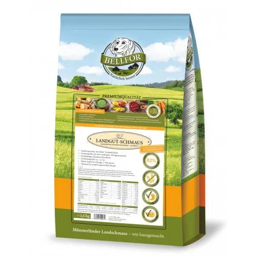 BELLFOR Country Feast - Hypoallergenic dry dog food with insects, grain-free