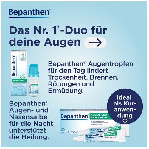 BEPANTHEN Dexpanthenol eye and nasal ointment 10 g