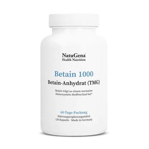 BETAINE 1000 TMG vegan capsules 120 pcs