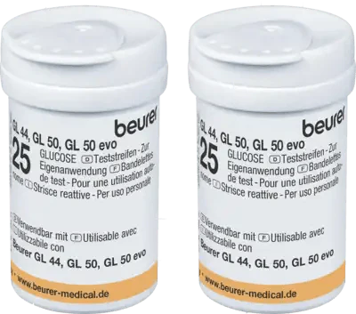 BEURER GL44-GL50 blood sugar test strips UK