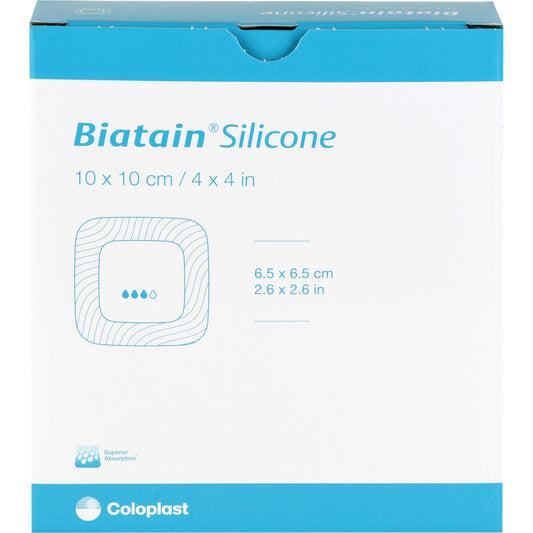 BIATAIN Silicone Foam Dressing 10x10 cm