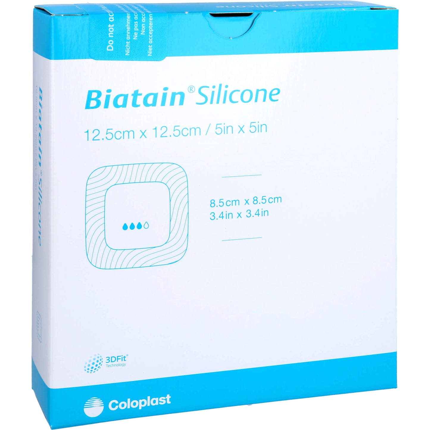 BIATAIN Silicone foam dressing 12.5x12.5 cm