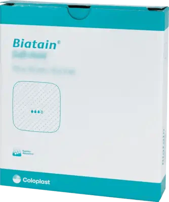 BIATAIN foam dressing 10x10 cm, gently adhesive UK