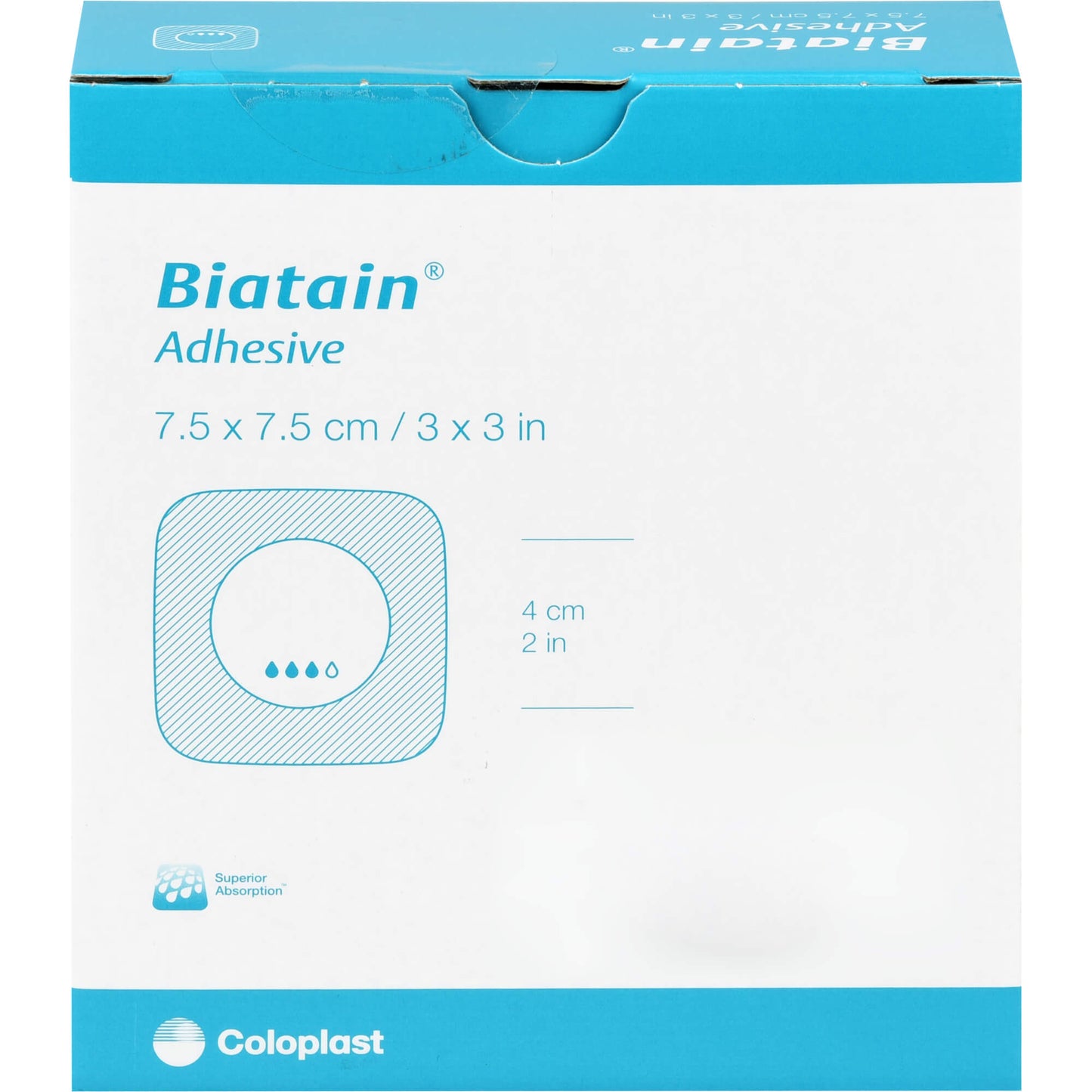 BIATAIN foam dressing 7.5x7.5 cm self-adhesive