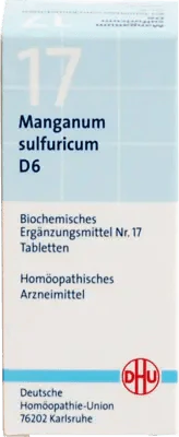 BIOCHEMIE DHU 17 Manganum sulfuricum D 6 tablets UK