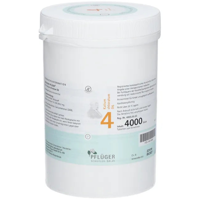 BIOCHEMIE Pflüger 4 Kalium chloratum D 6 Tablets