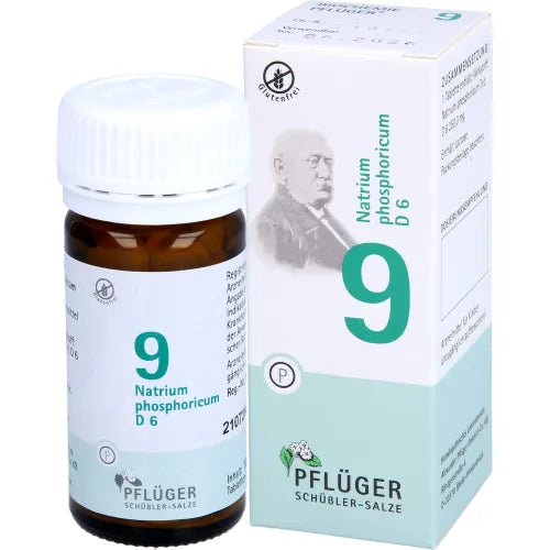 BIOCHEMISTRY Pflüger 9 Sodium phosphoricum D 6 Tablets