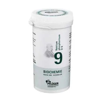 BIOCHEMISTRY Pflüger 9 Sodium phosphoricum D 6 Tablets