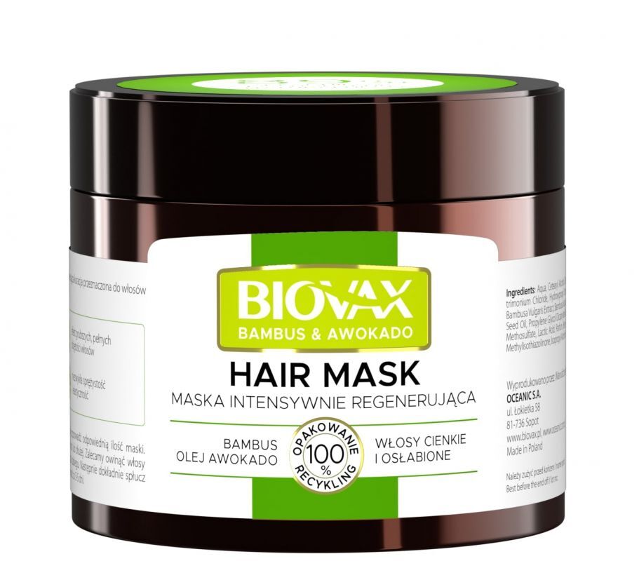 BIOVAX BAMBUS Mask for thin and brittle hair 250 ml