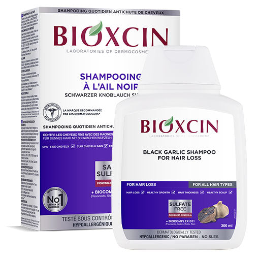 BIOXCIN Black Garlic Anti-Hair Loss Shampoo