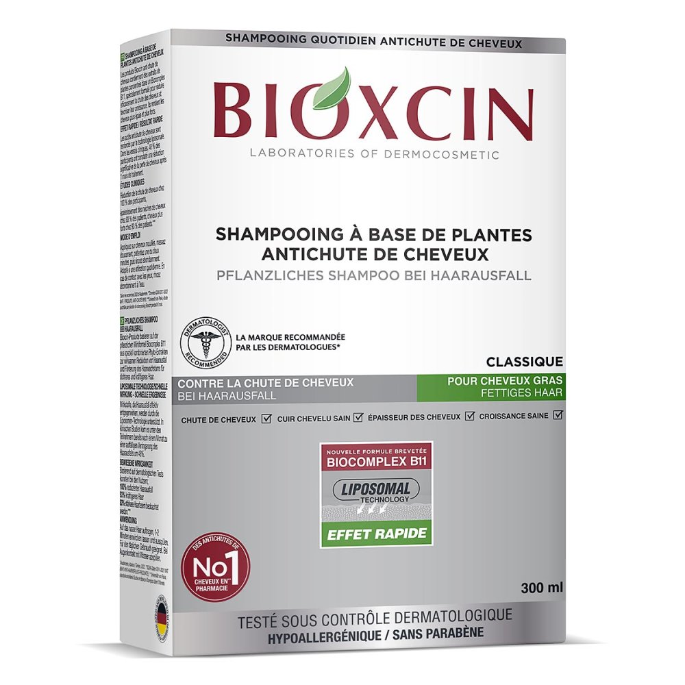 BIOXCIN Shampoo against hair loss for oily hair