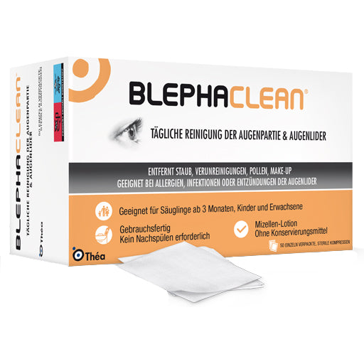 BLEPHACLEAN compresses sterile