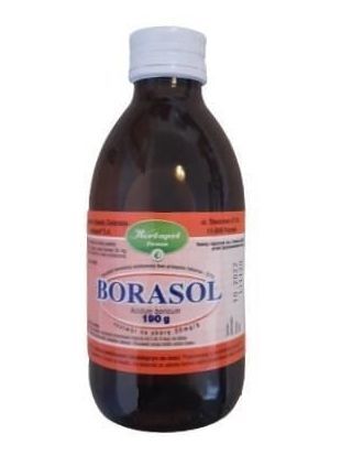 BORASOL - Boric acid 3% 190g, boric acid