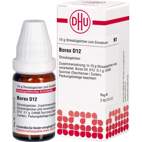 BORAX D 12 globules 10 g - 2