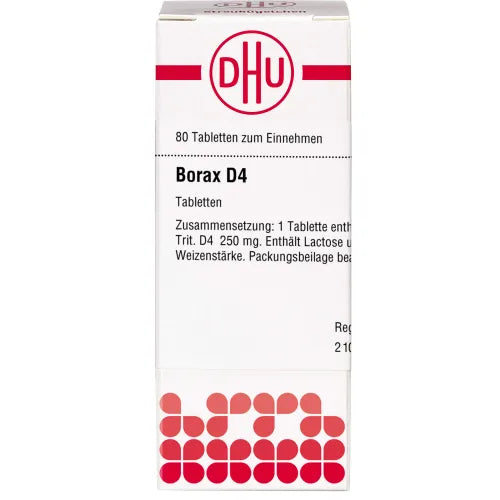 BORAX D 4 Tablets 80 tablets