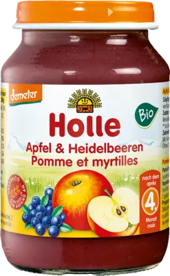 Baby food, 4-6 month baby food, HOLLE apple & blueberry UK