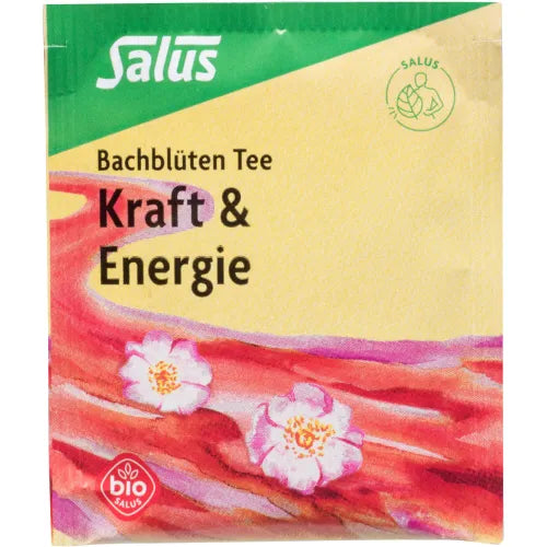 Bach Flower Tea Strength & Energy Organic Salus Pack