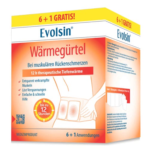 Back pain, EVOLSIN heat belt