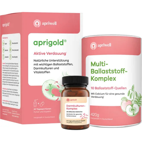 Bacterial cultures, biotin,calcium, VEGAN, APRIGOLD Set Powder+Capsules