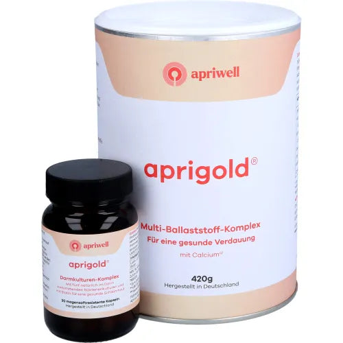 Bacterial cultures, biotin,calcium, VEGAN, APRIGOLD Set Powder+Capsules