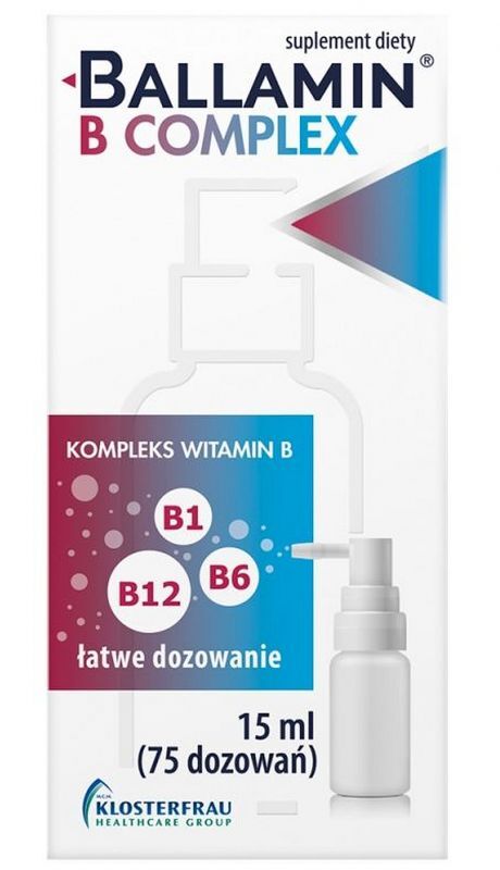 Ballamin B Complex throat spray 15 ml