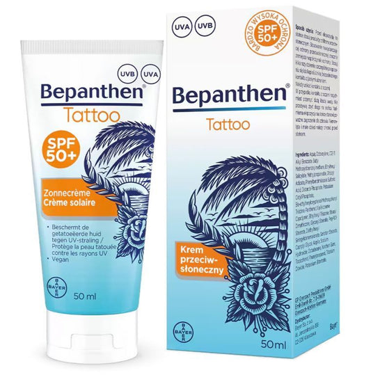 Bepanthen Tattoo Sunscreen SPF 50+ 50ml
