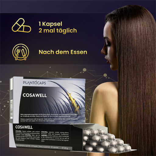 Best nutrients for your hair COSAWELL capsules