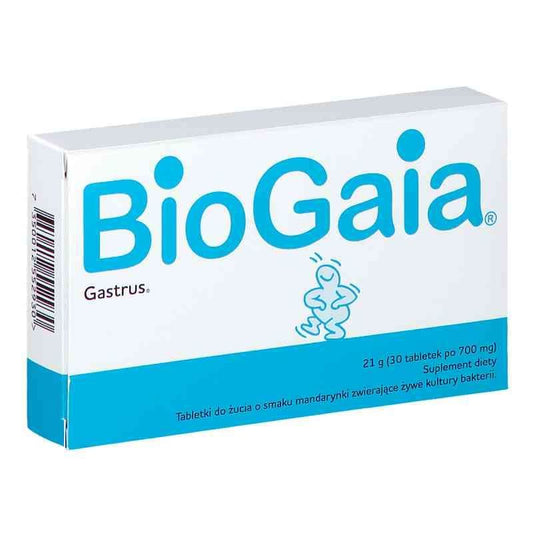 BioGaia Gastrus tangerine flavor 30 tablets