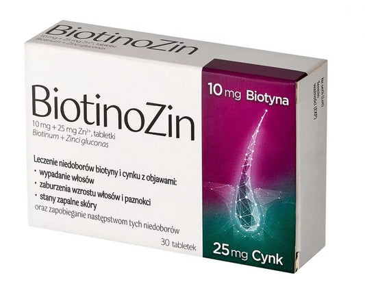 Biotin and zinc gluconate, Biotin (vitamin H), BiotinoZin