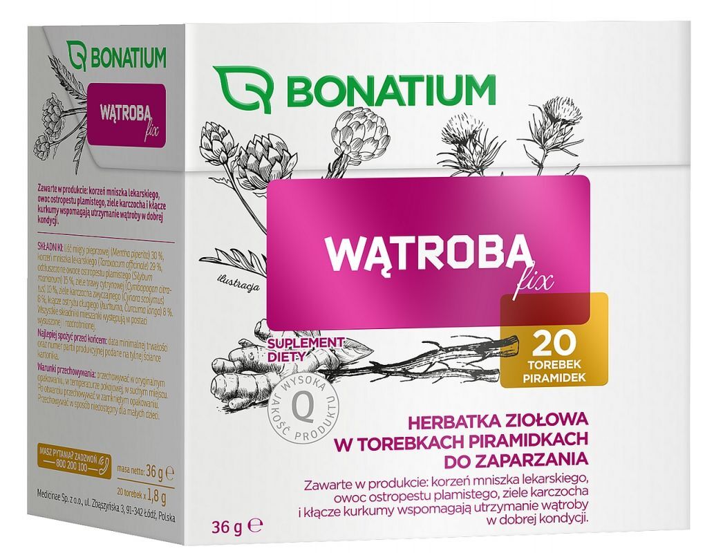 Bonatium Liver Fix Herbal Tea 20 Sachets