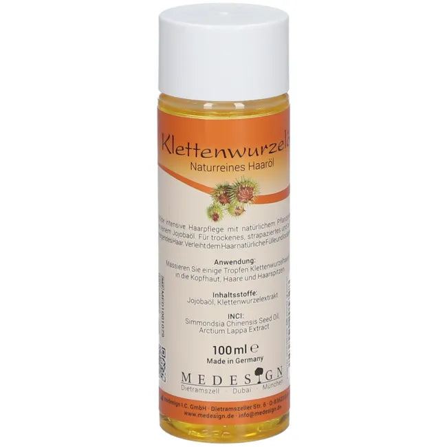 Burdock root oil for hair