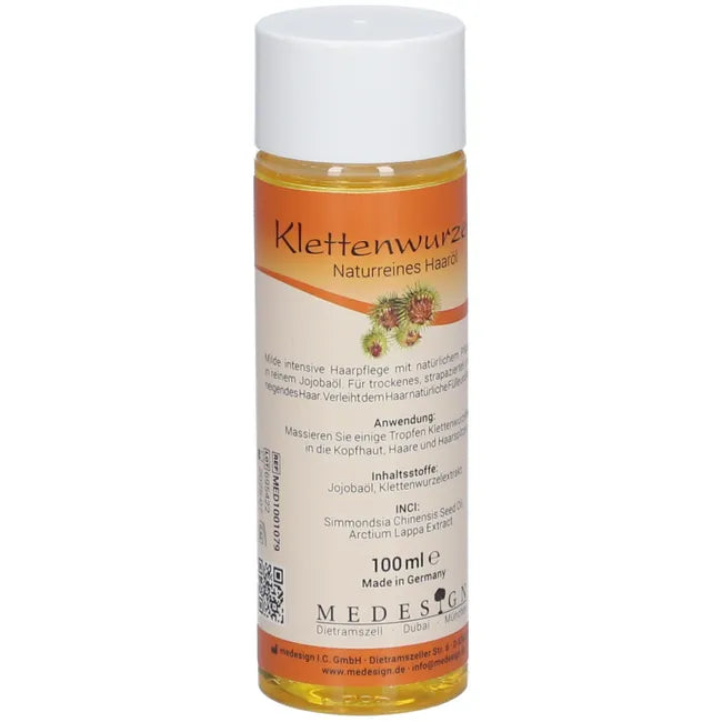 Burdock root oil for hair