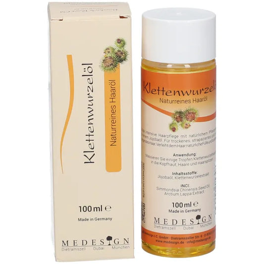 Burdock root oil for hair