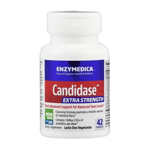 CANDIDASE Extra Strength Capsules, Enzymes (enzyme) and plant